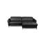 Manchester Leather Corner Sofabed with Adjustable Headrests and Storage-738133039-738133037