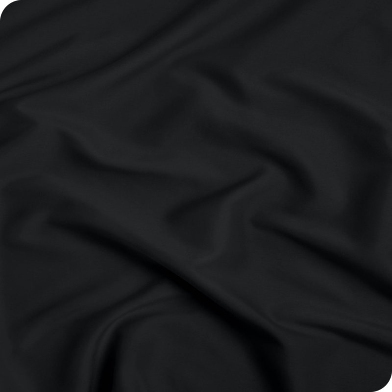 Ultra-soft Microfiber Deep Pocket Fitted Sheet, King Fitted Sheet, Black
