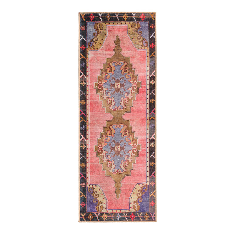 Glessite Chenille Geometric Indoor Rug, Runner 2' x 5'3"