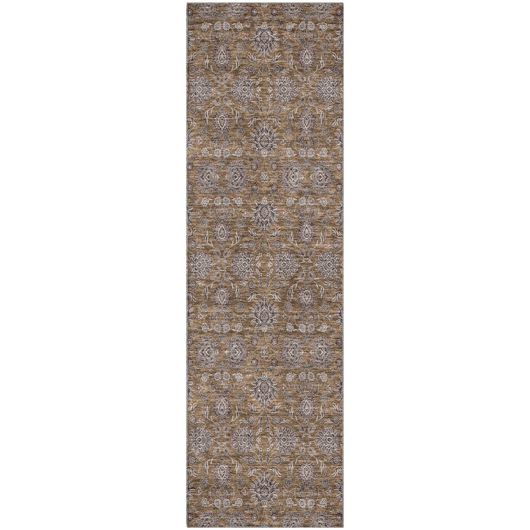 Premium Machine Washable Prisco Chocolate Rug