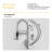 CUPC Certified 19" Single Handle Kitchen Faucet-120974484