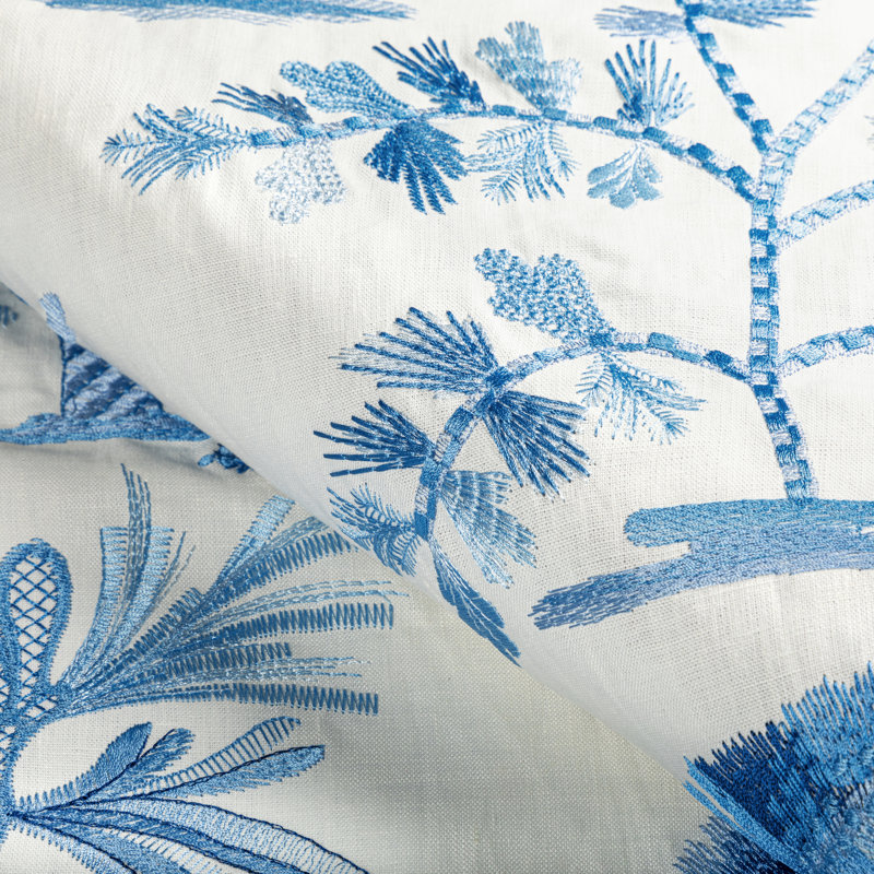 Majorelle Martil Emb Performance Fabric, Blue