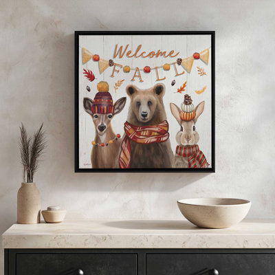 «Welcome Fall Friends» par Elizabeth Tyndall, reproduction d'art