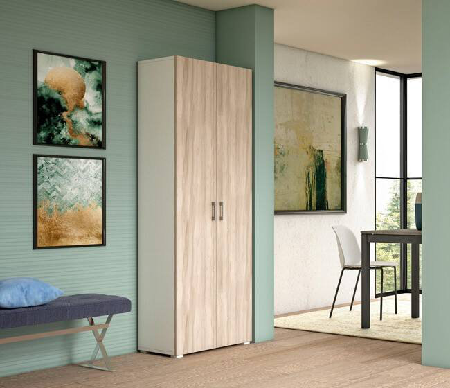 Gursewak 2 Door Manufactured Wood Wardrobe