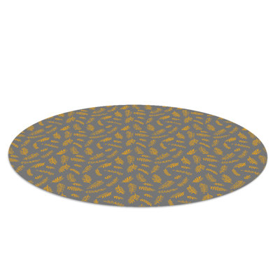 Karttikeya Hard Floor Straight Round Chair Mat