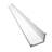 60" x 5" Picture Ledge Wall Shelf White - Modern Floating Photo Display, MDF Composite, Includes Mounting Hardware