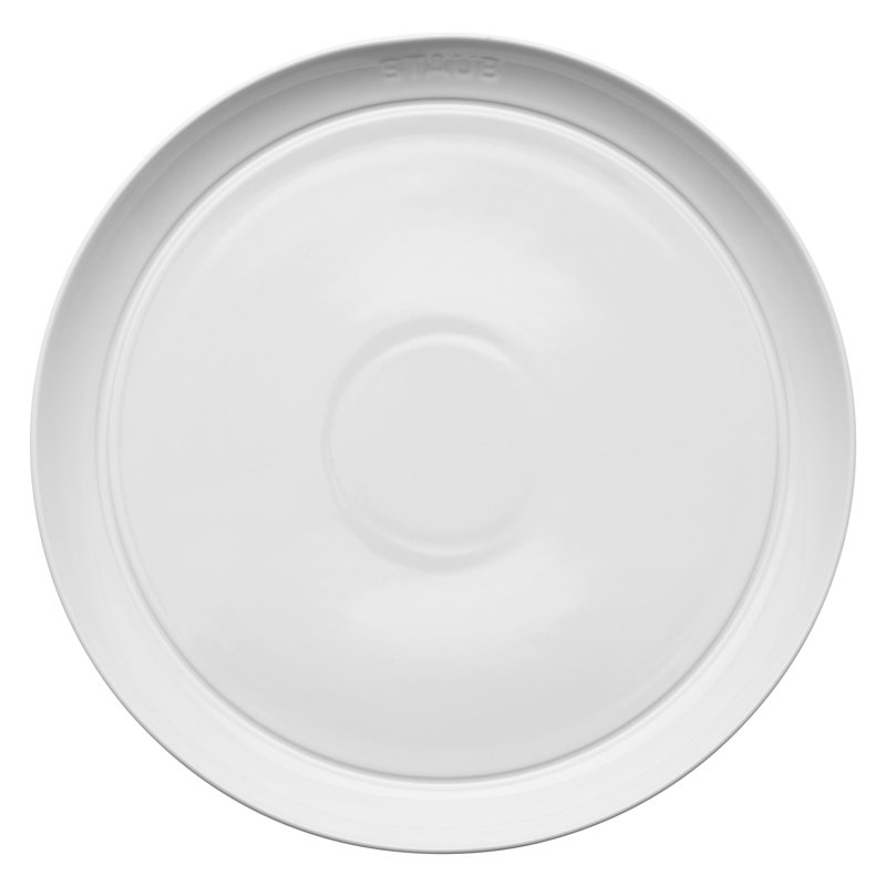 Dining Line Dinner Plate Set 4 Piece, White