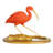 Elegant Ibis Reflection Figurine, Multicolor