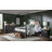 Vintage Market Complete Bobbin Post Canopy Bed King Size Select Hardwoods Oak Veneer Barnwood Oak And Black Country Style-114193025