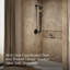 Kohler Purist Performance Showering Kit, 2.5 GPM Multifunction Showerhead and Handshower Package, Three Spray Settings-1504604186