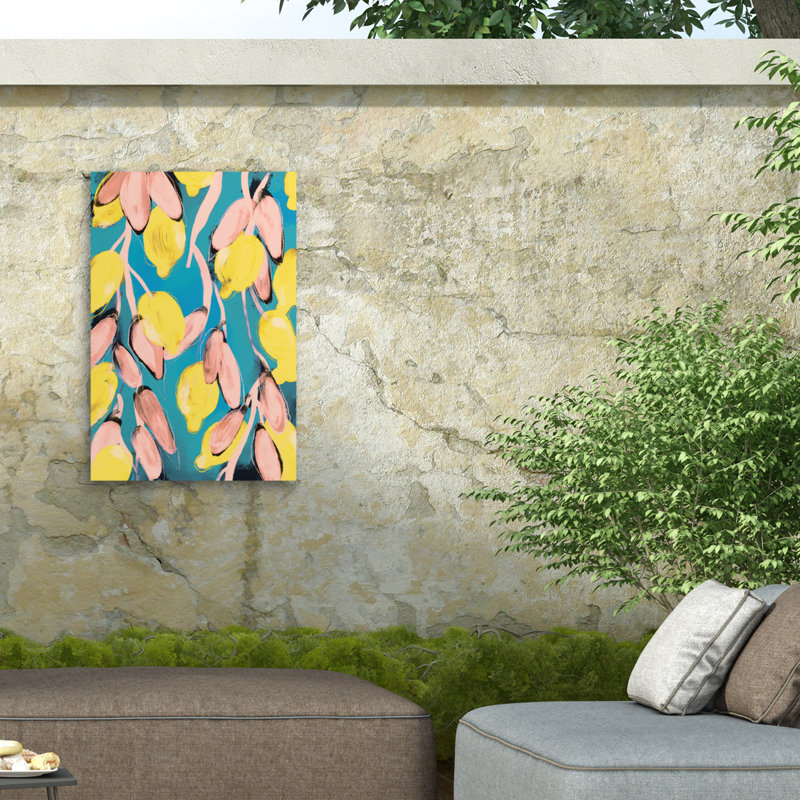 Treechild Fruity Summer No 5 Outdoor  Canvas, H 22 po x l 32 po