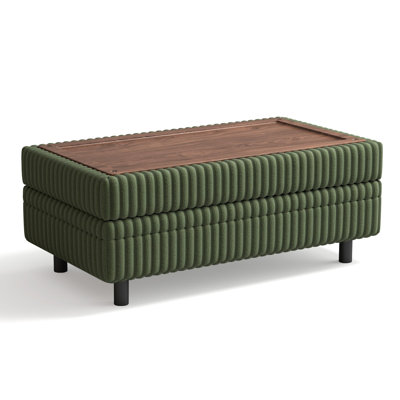 Repose-pieds avec rangement 40,55 po Sherry
