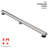 48" Modern Linear Shower Drain – 1" Slim Slot Design