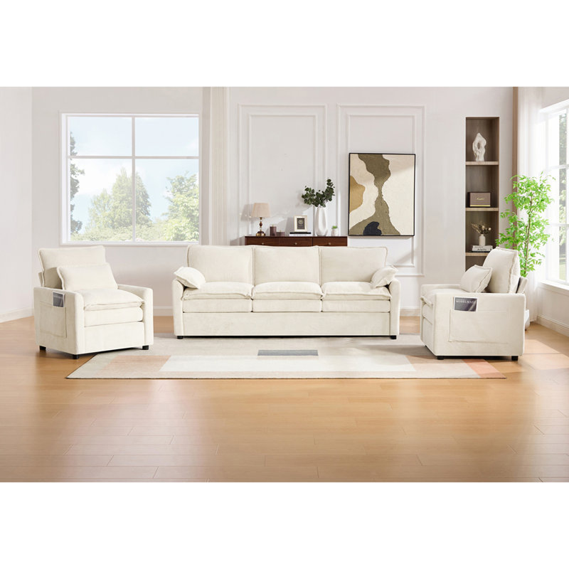 Ensemble de canapés Modern, Beige