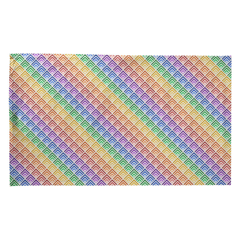 Mcguinness Tea Towel Kitchen Towel, Poly Twill, Rainbow