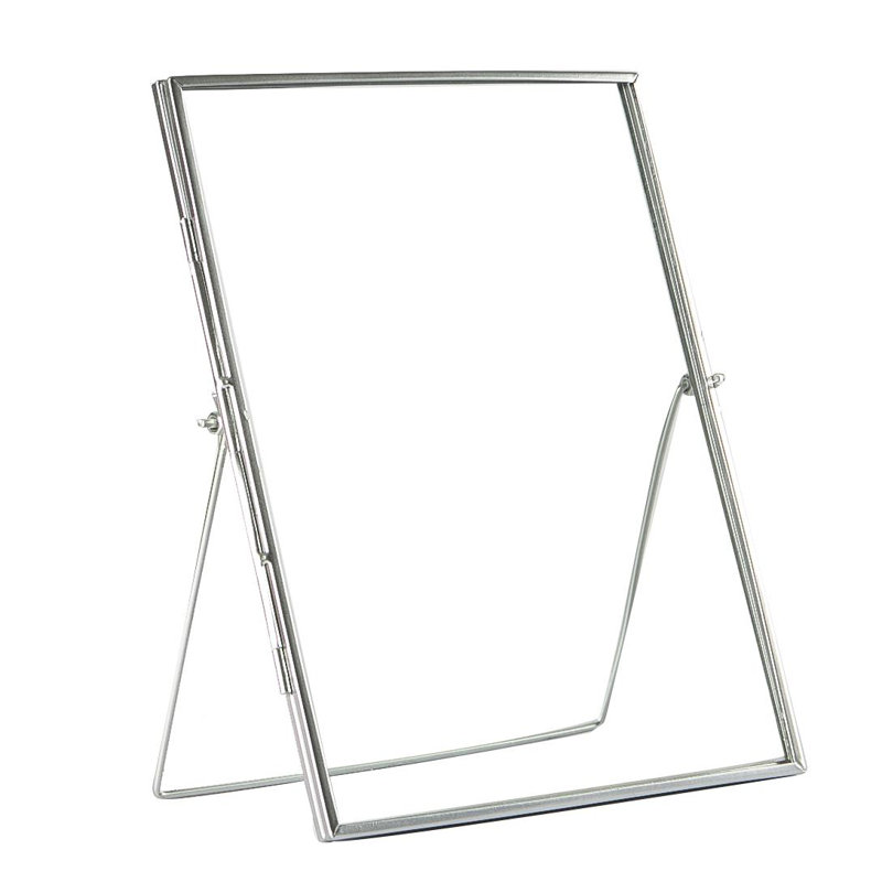 Nicola Spring - Standing Metal Picture Photo Frame, Silver, 20cm x 25cm, 5