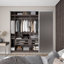 3 - Panel Frosted Glass Sliding Closet Doors, Room Divider-55388056-55388067