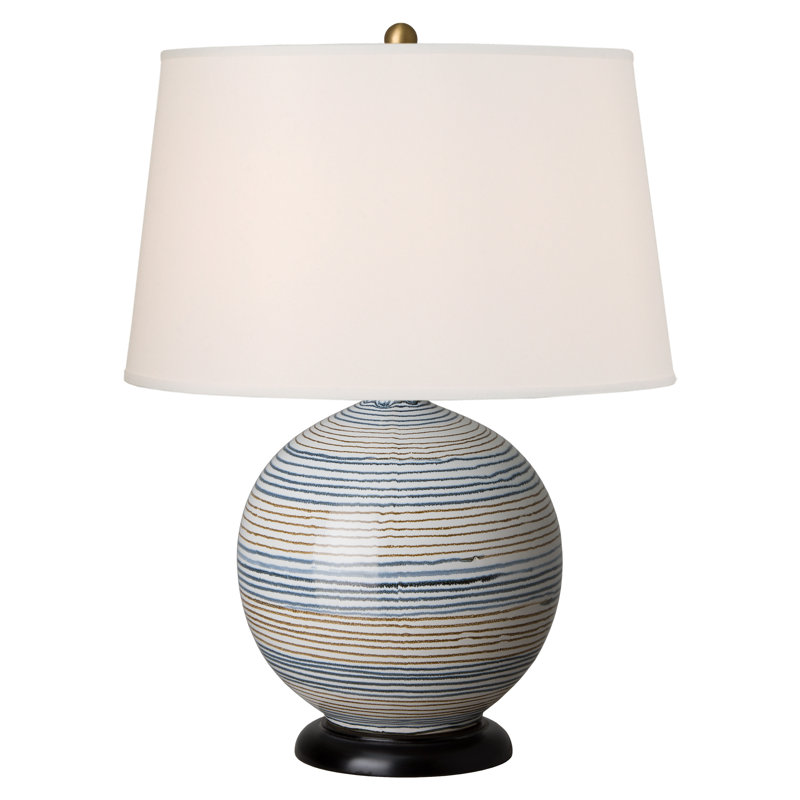 Lampe de table bleue 22 po