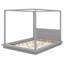 Lit à baldaquin classique en bois à 4 poteaux avec tête de lit-966742025-966742030