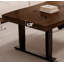 Bureau rectangulaire électrique réglable en bois massif-489771688-489771689