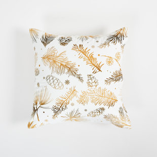Christmas Pinecone Throw Pillow