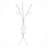 Coat Rack, Hall Tree, Free Standing, 11 Hooks, Entryway, 74"H, Bedroom, Metal, Contemporary-1274235412