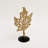 Aluminum Golden Maple Leaf Accent on Base – Stylish Table Décor Sculpture