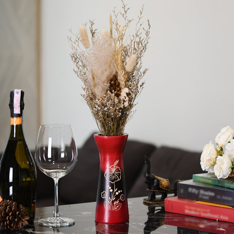 Handmade Wood Table Vase