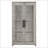 Myerson Grey Driftwood 2-Door Engineered Wood Tall Cabinet