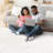 Modern Design Step Collection High-Low Medallion Cream/Cream Indoor Area Rug-2026517579