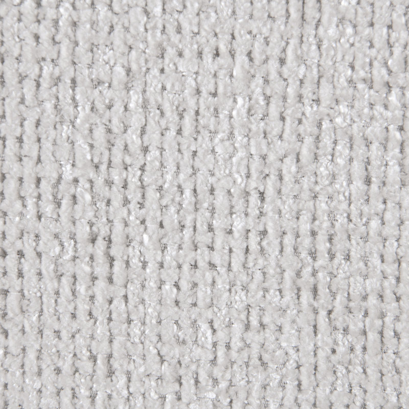 Myles Pittenger Chenille Fabric Twin Trundle Bed, Cream Chenille Fabric