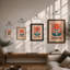 Stockholm Blossom Scandinavian - Framed Print-1028811020-1028811022