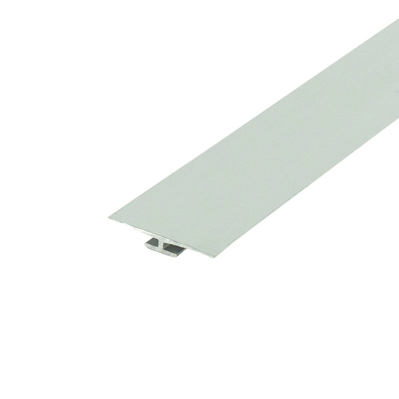 Le profilé en aluminium Outwater H s'adapte au matériau de la moulure de séparation en aluminium anodisé transparent (satiné) de 1/16 po d'épaisseur, 72 po (paquet de 10)