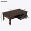 Table basse rectangulaire rétro-825968001