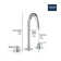 Concetto™ Widespread Bathroom Faucet with Drain Assembly
