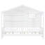 Lit simple avec tablettes, toit blanc captivant et fenêtre attrayante-2128961447