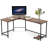 Computer L-Shaped Desk Corner Gaming Desk with Drawers Storage Shelves-619107611