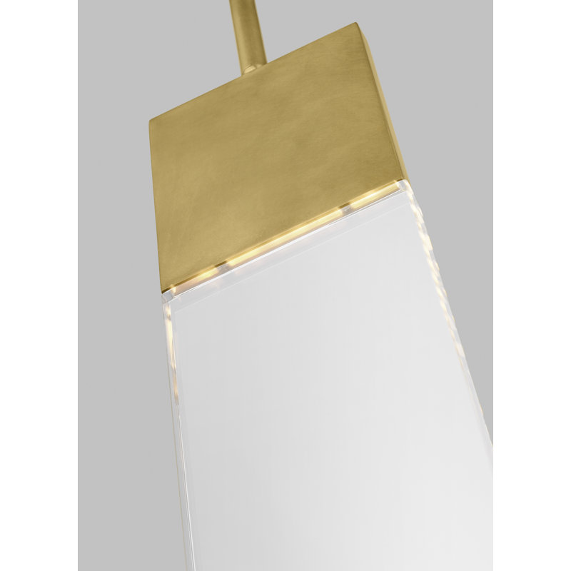 Kulma 1 - Light LED Pendant, Natural Brass
