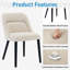 Side Chair in Beige