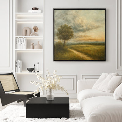 Art mural encadré abstrait rétro antique classique pour chambre à coucher 