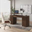 Modern Standing Writing Desk With 2 Doors & Ample Storage Office Desk-1691591965