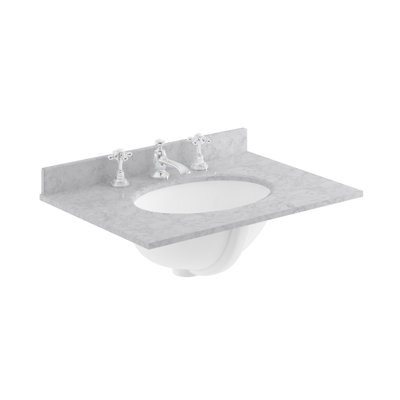 Nuie 470mm W Oval Sink with Overflow