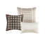 Édredon grand taupe 7 pièces Charmeuse-125396367