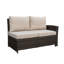 Ensemble de conversation modulaire en rotin avec coussins Millingport Courtyard