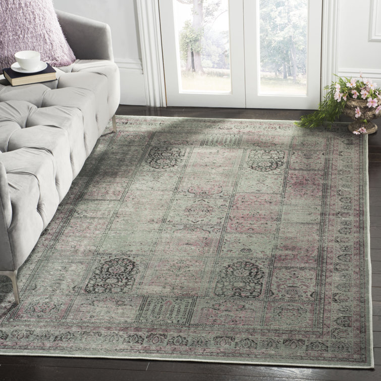 Ellsbury Oriental Viscose Hand Woven Area Rug