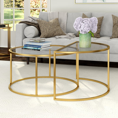 Ensemble de 2 tables basses Lynsay