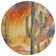 Machine Washable Indoor/Outdoor Bourkelands ACN2337 Botanical Rug