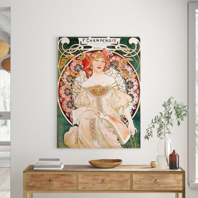 Mucha Alphonse - Wrapped Canvas Print