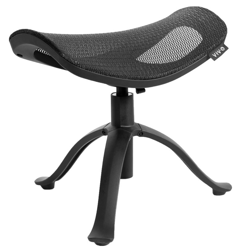 Repose-pieds à hauteur ajustable Vivo pour bureau, repose-pieds rotatif sous le poste de travail