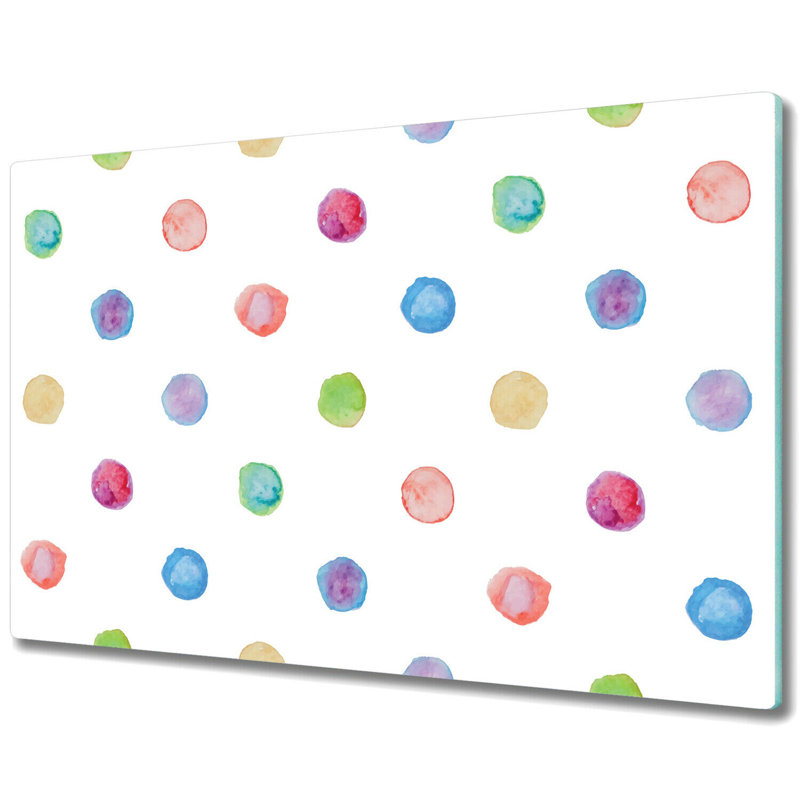 Ejub Modern Colo Polka Dots Chopping Board, 60cm L x 52cm W